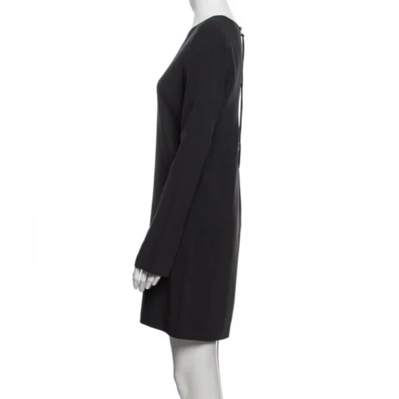 Helmut Lang Black Long Sleeve shift dress M $295 - Picture 5 of 14